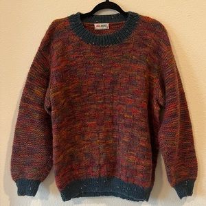 Vintage Missoni Ifilati colorful wool sweater